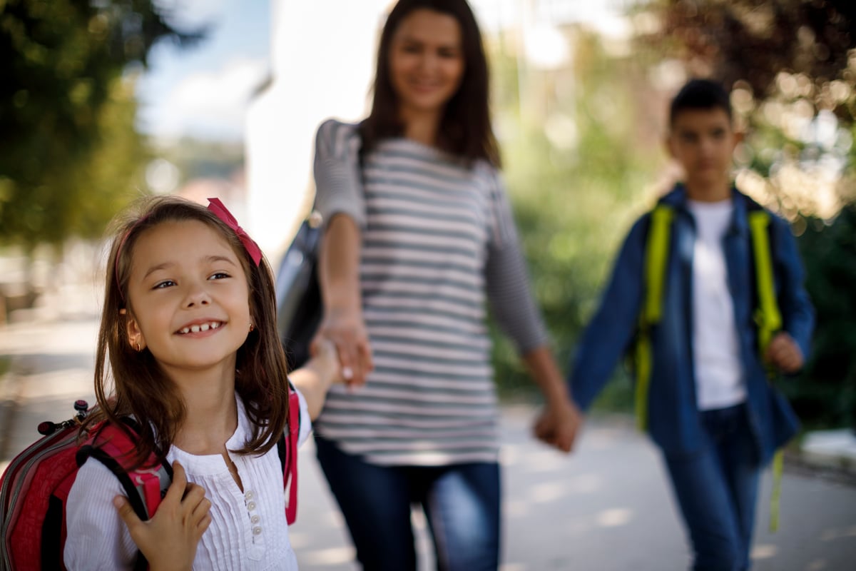 back to school family 